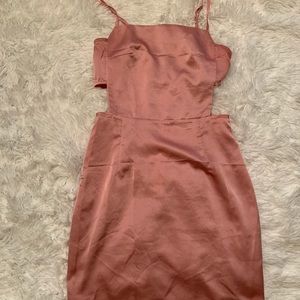 Pink dress from pretty little thing